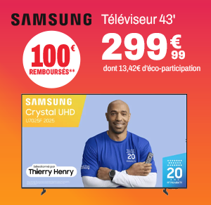 Téléviseur 43' SAMSUNG