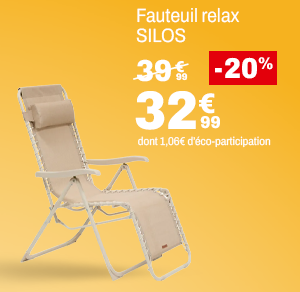 Fauteuil relax SILOS