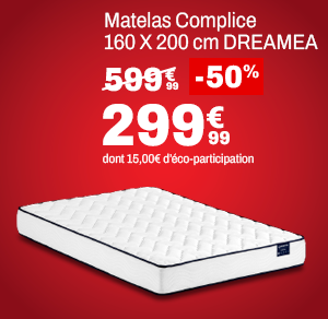 Matelas Complice 160 X 200 cm DREAMEA