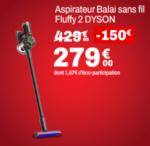Aspirateur Balai sans fil Fluffy 2 DYSON 